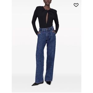 NWT ANINE BING Amaya cut-out top